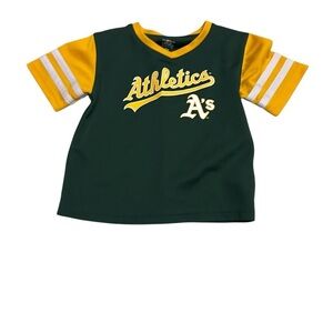 Genuine Merchandise Green and Gold Kids Jersey